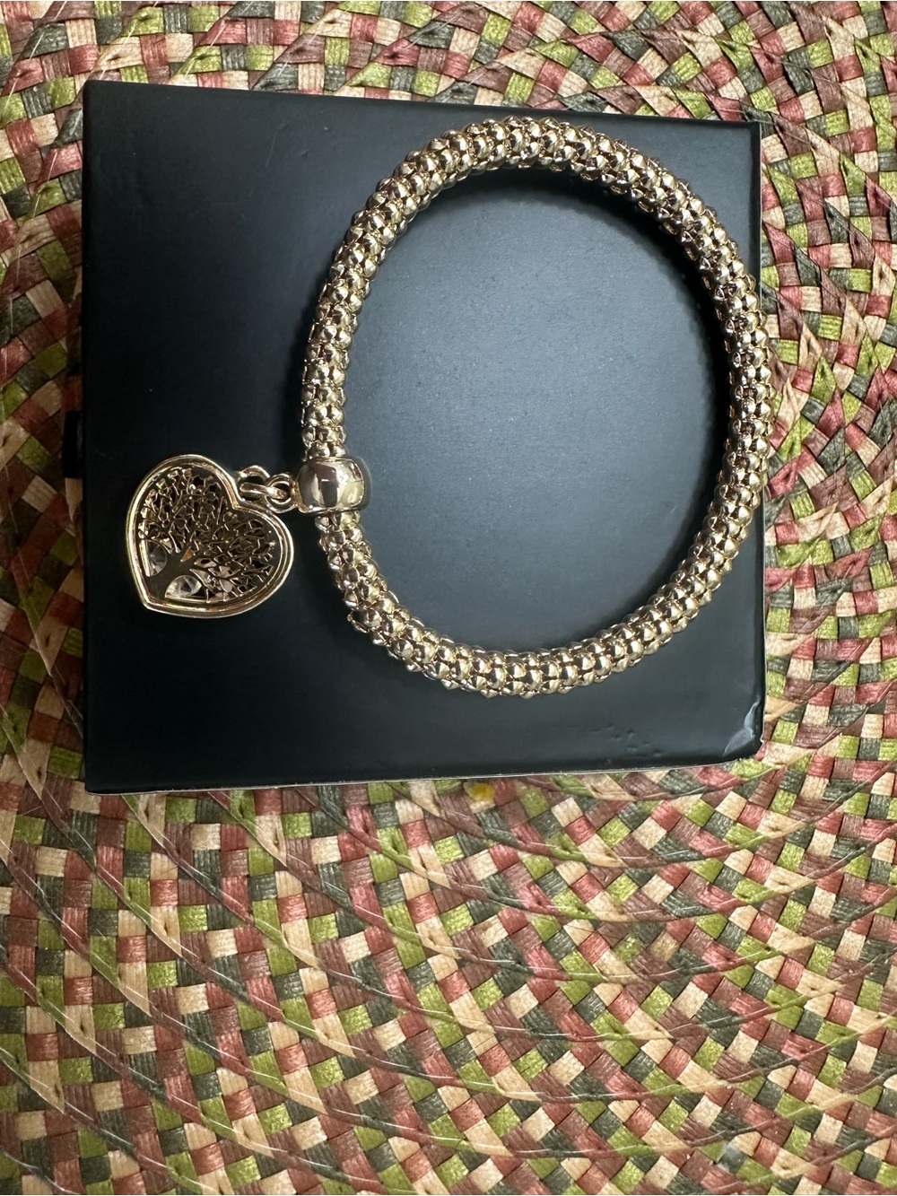 NEW - Pandora’s Box Gold Heart Tree Charm Women’s Bracelet